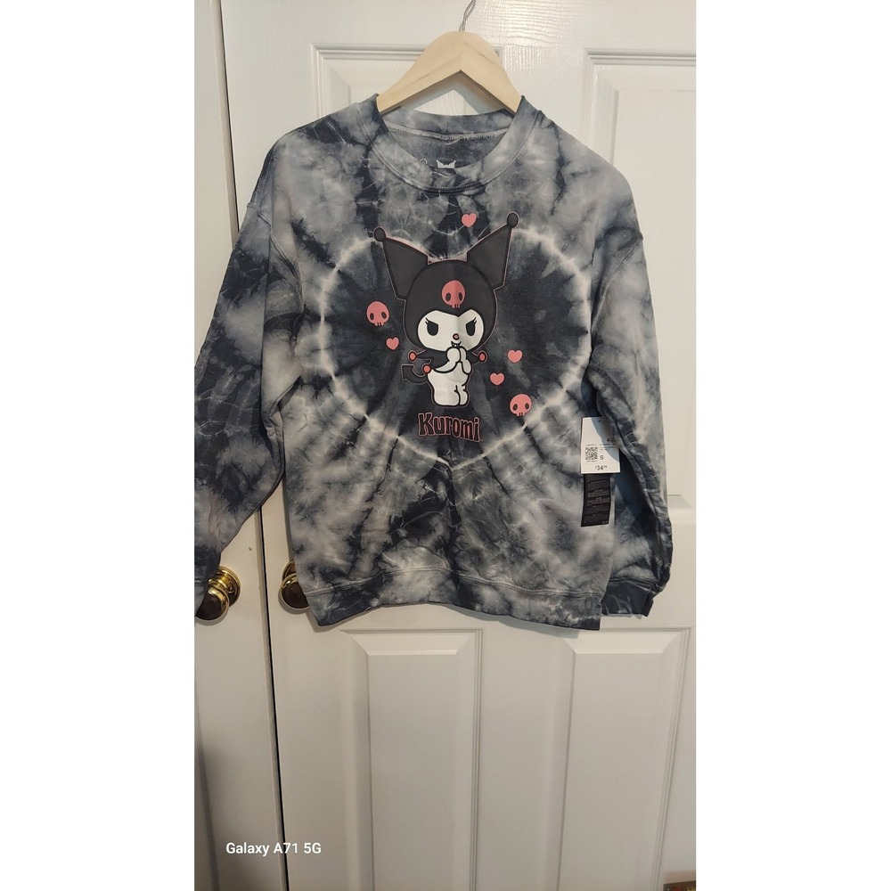 Grey tye dye Sanrio Kuromi sz‎ S